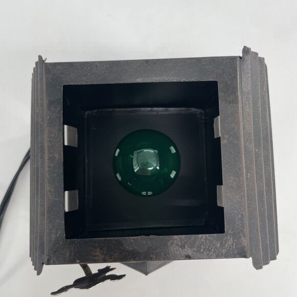 Scentsy Manic Mansion Lighted Haunted House Wax Warmer Ghost Bat BOX #55868 WORK - Picture 9 of 10